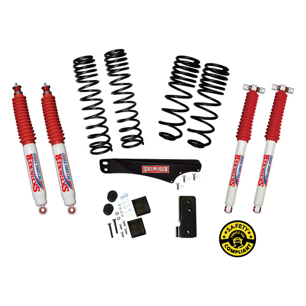 Skyjacker 2"-2.5" Inch Dual Ratel Suspension Lift Kit 07-18 Jeep Wrangler JK