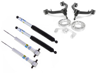 2019-25 Chevy Silverado GMC AT4 1500 Trail Boss ReadyLift Level Kit W/ Bilstein 5100 Front Rear Shocks 1.75"-3"