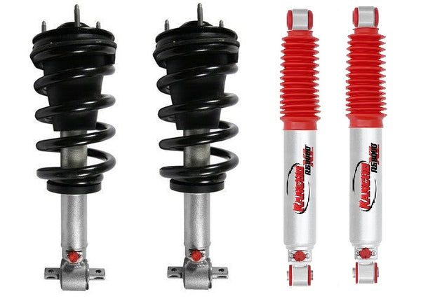 2015-20 Ford F150 Rancho Quicklift Leveling Strut Pair, 2 inch lift RS9000XL Adjustable w/ Rear Shocks 4WD