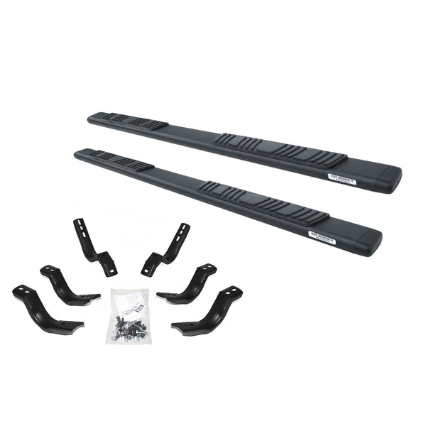Go Rhino 685415587T - 5" OE Xtreme Low Profile SideSteps With Mounting Bracket Kit - Textured Black