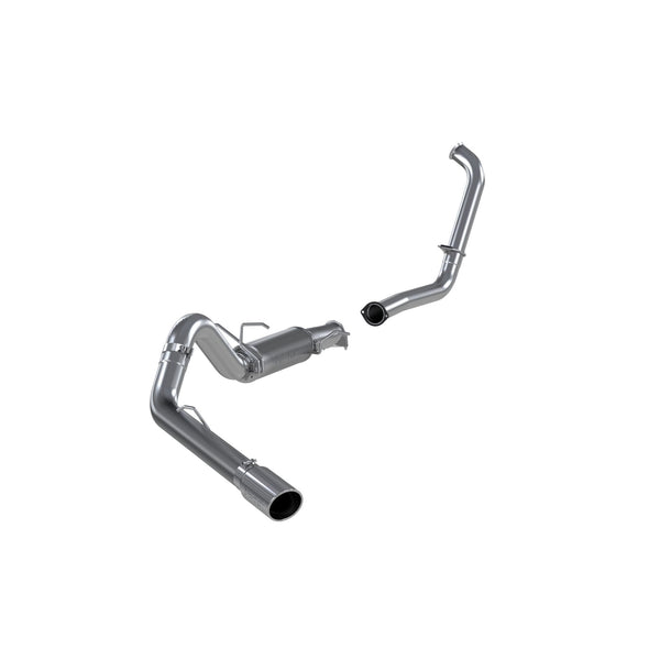 MBRP Exhaust 4in. Turbo Back; Single Side (Stock Cat) Exit; T409