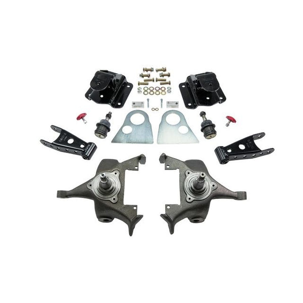 BELLTECH 813 LOWERING KITS Front And Rear Complete Kit W/O Shocks 1994-1999 Dodge Ram 1500 (Std Cab V8 Auto Trans Only) 2 in. F/4 in. R drop W/O Shocks