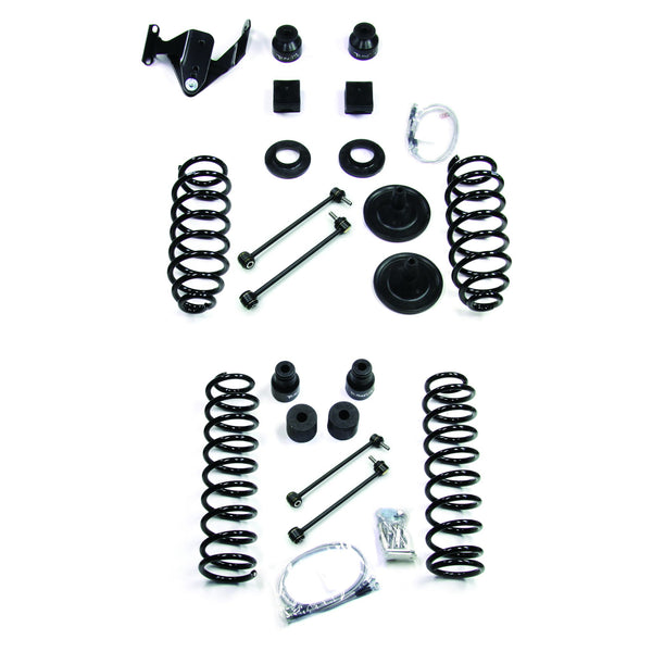 JK 2dr: 4" Coil Spring Base Lift Kit - No Shocks