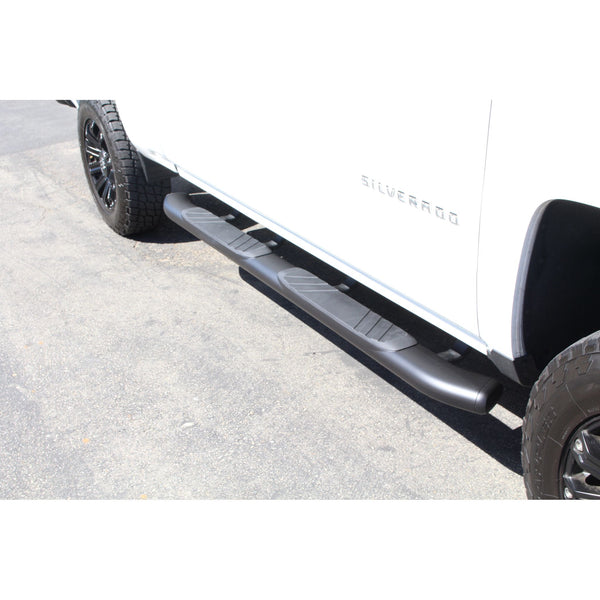 Go Rhino 685404680CB - 5" OE Xtreme Composite SideSteps With Mounting Bracket Kit - Black