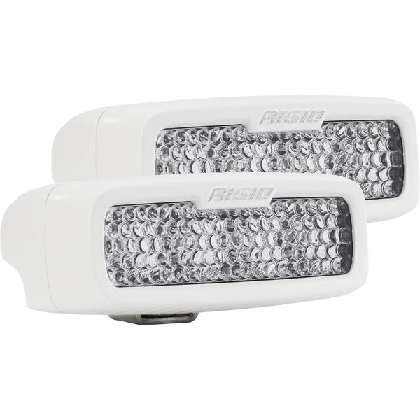 RIGID SR-Q Series PRO Flood Diffused Surface Mount White Housing PAIR