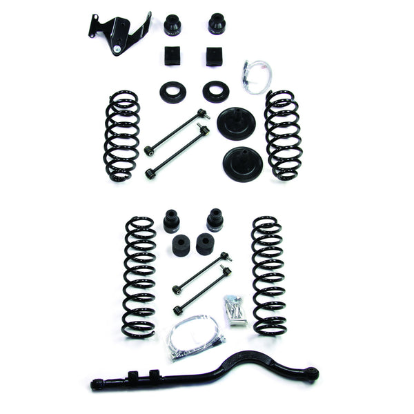 Terflex 07-18 Jeep Wrangler JK 4dr: 4" Coil Spring Lift Kit w/ Track Bar - No Shocks