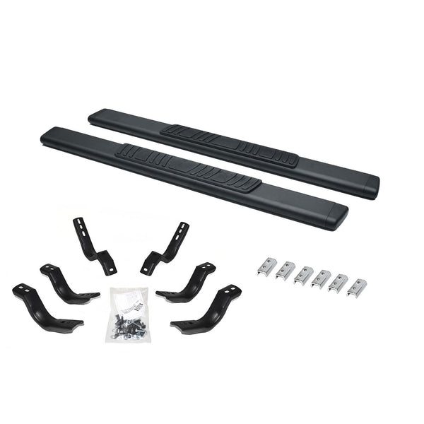 Go Rhino 685418052T - 5" OE Xtreme Low Profile SideSteps With Mounting Bracket Kit - Textured Black