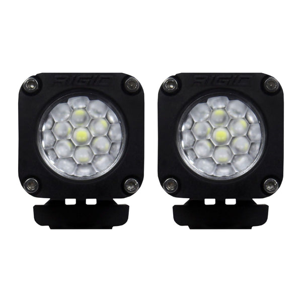 RIGID Ignite Back-Up Kit Diffused Lens Surface Mount Black Housing Pair