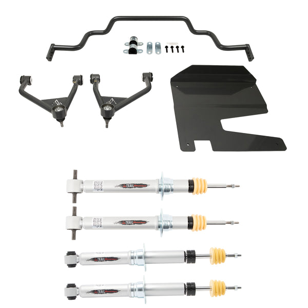 BELLTECH 150220TPS LIFT KIT 4in. Lift Kit Inc. Front and Rear Trail Performance Struts/Shocks 2021 Chevrolet Tahoe / GMC Yukon 2WD/4WD 4in. Lift w/ Swaybar Set