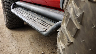 Go Rhino D14411T - Dominator Xtreme D1 SideSteps With Mounting Bracket Kit - Textured Black