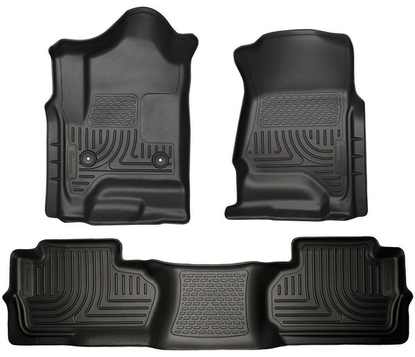 15- GM 2500HD Dbl Cab Floor Liners Black