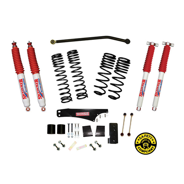 Skyjacker 3.5"-4" Suspension Lift Kit for 2007-18 Jeep Wrangler JK