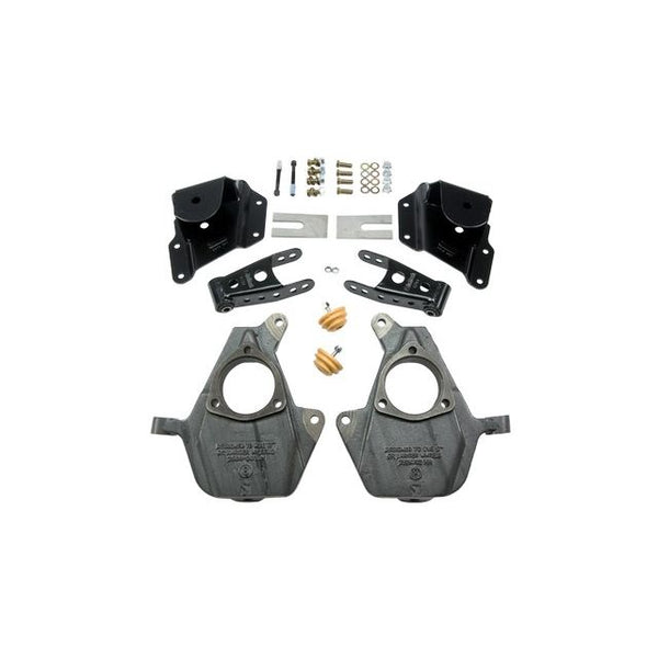 BELLTECH 946 LOWERING KITS Front And Rear Complete Kit W/O Shocks 2005-2006 Chevrolet Silverado/Sierra (Std Cab w/ Factory Front Torsion Bar) 2 in. F/3 in. R drop W/O Shocks
