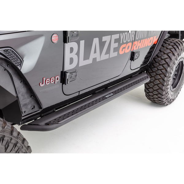 Go Rhino DSS4926T - Dominator Xtreme DSS SideSteps With Mounting Bracket Kit - Textured Black