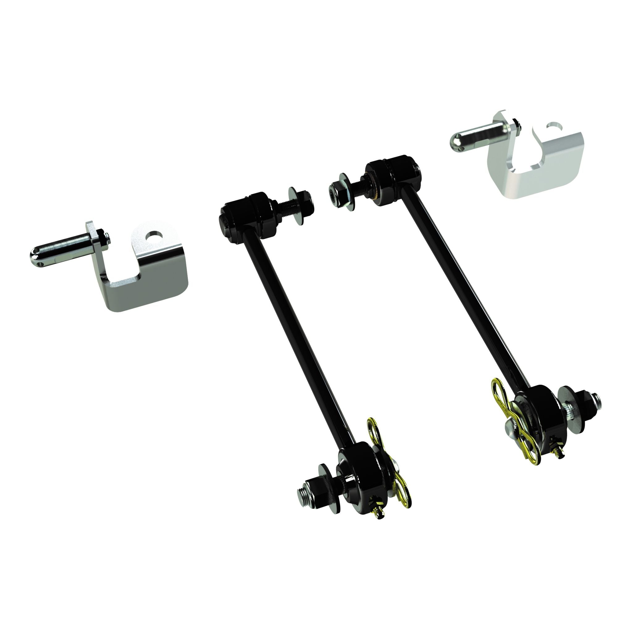 07-18 Wrangler JK 12.25 Inch Front Sway Bar Quick Disconnect Kit 6 Inch Lift TeraFlex main image 0