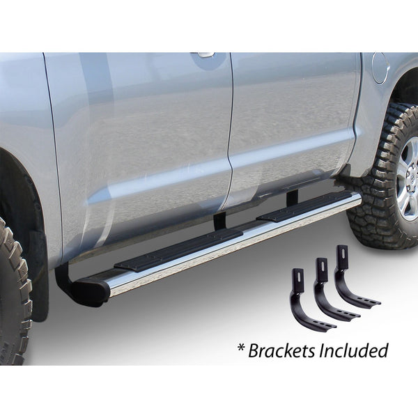Go Rhino 686404580PS - 6" OE Xtreme SideSteps With Mounting Bracket Kit - Polished Stainless Steel