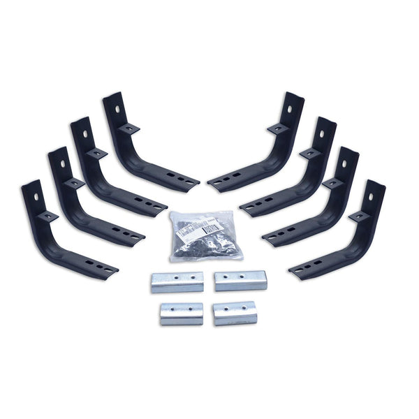 Go Rhino 6840355 - OE Xtreme Side Steps - Mounting Brackets Only -Textured Black