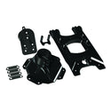 Terflex 07-18 Jeep Wrangler JK: Alpha HD Hinged Spare Tire Carrier & Adjustable Spare Tire Mount Kit - 5x5"