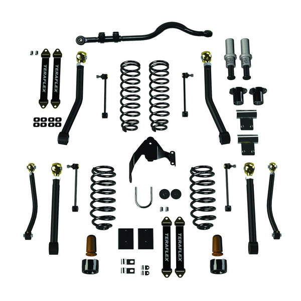 Terflex 07-18 Jeep Wrangler JK 2dr: 3" Alpine CT3 Outback Overland Short Arm Suspension System - No Shocks