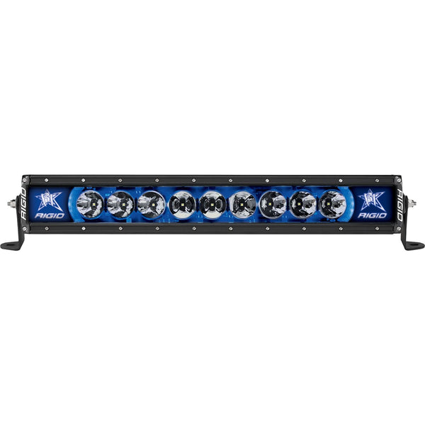 RIGID Radiance Plus LED Light Bar Broad-Spot Optic 20 Inch With Blue Backlight