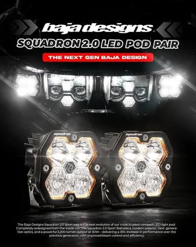 Baja Designs Squadron 2.0 LED Lights: Buyer's Guide & Fitment Overview
