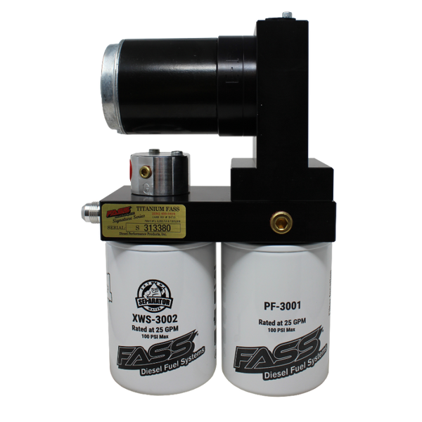 FASS Class 8 165gph/16-18psi Titanium Signature Series Fuel Air Separation System TS 165G