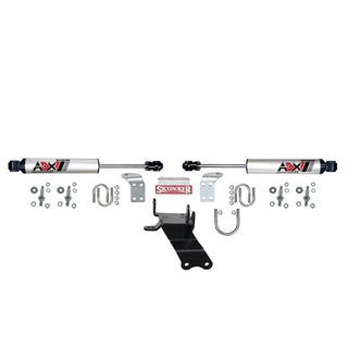 Skyjacker 18-24 Jeep Gladiator JL ADX 2.0 Dual Stabilizer Kit w/ CNC Machined Polished Alum.