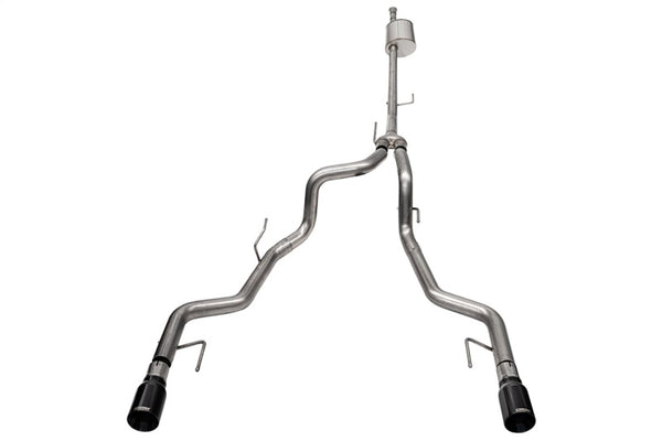 Corsa 2022-2025 Ford F-150 SuperCrew/5.5ft Bed 5.0L V8 Sport Cat-Back Dual Rear Exit-Black PVD
