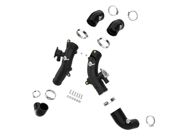 aFe 2022 Toyota Tundra V6-3.5L (tt) BladeRunner 2.5in Aluminum Hot Charge Pipe - Black