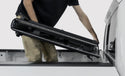 Access LOMAX 2022+ Rivian R1T 4ft 6in Bed (w/ OEM Tonneau Track) Folding Hard Cover - Black Urethane
