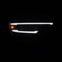 AlphaRex 25-26 Dodge Ram 1500 Luxx LED Proj Headlights -Black w/Activ Lit/ Seq Signal/Switchbk DRL