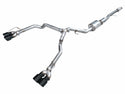 AWE Tuning 2021+ GMC Suburban/Yukon XL 5.3L 0FG Split Rear Exit Catback - Quad Diamond Blk Tips