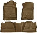 Husky Liners 07-12 Chevy Silverado/GMC Sierra Crew Cab WeatherBeater Combo Tan Floor Liners