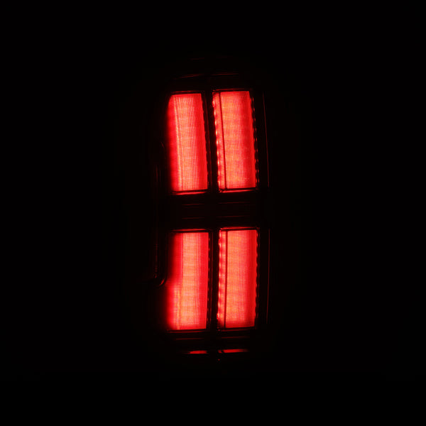 AlphaRex 05-15 Toyota Tacoma NOVA Prismatic LED Tail Lights - Alpha-Black