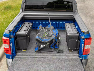Undercover Swingcase Truck Bed Toolbox 2019-26 GM 1500 with Multipro Tailgate, Passenger Side