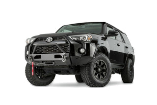 Warn Semi-Hidden Winch Mount with Grille Guard for 2014-2024 Toyota 4Runner