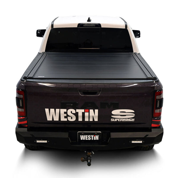 Westin 19-26 RAM 1500 New Body 5ft 7in. (67in) Bed Electric Retractable Tonneau Cover - Black