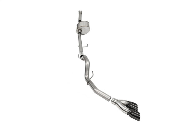 Corsa 2021-2025 Ford F-150 SuperCab/6.5in Bed 5.0L V8 Xtreme Cat-Back Single Side Exit-Black PVD