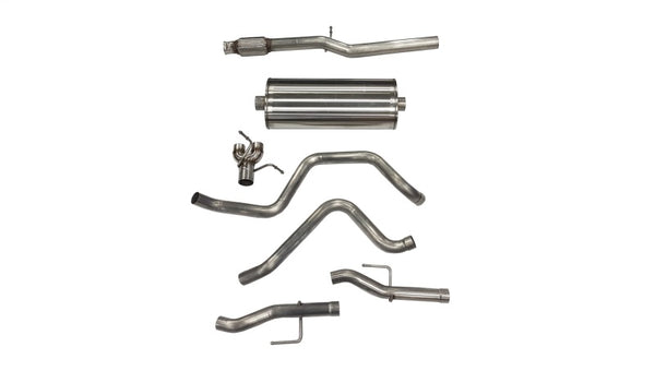 Corsa 2019-2025 Chevy Silverado 5.3L Crew Cab 3in Cat-Back Dual Rear Exit w/ Polished Tip