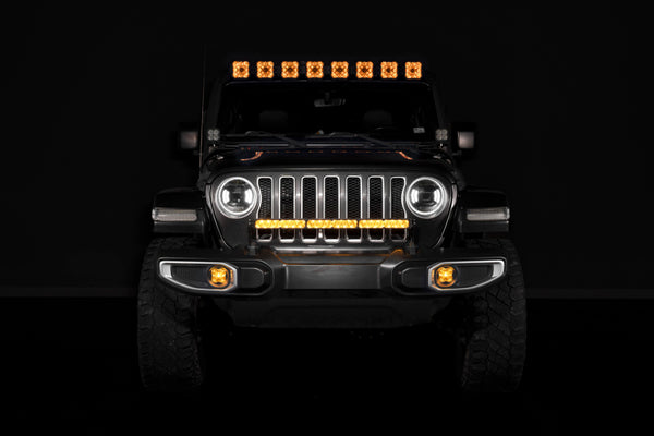 Diode Dynamics Jeep 2018 SS30 Bumper LED Kit Sport White Combo ABL