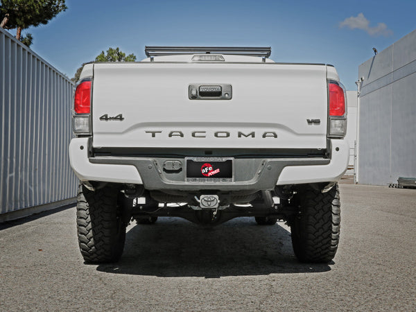aFe MACH Force XP Exhausts Cat-Back Hi-Tuck RB SS 16 Toyota Tacoma V6-3.5L