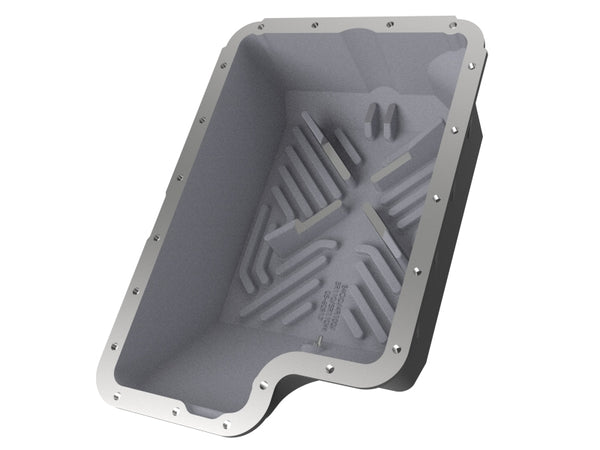 aFe Transmission Pan (Black); Ford Diesel Trucks 03-10 V8-6.0/6.4L (td)