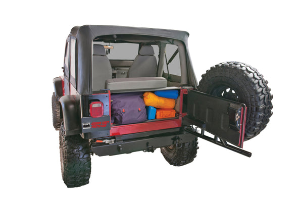 Tuffy Yj Tailgate Security Enclosure- 01Blk 8795 Yj Wg
