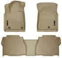 Husky Liners 2012 Toyota Tundra Double/CrewMax Cab WeatherBeater Combo Tan Floor Liners