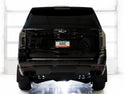 AWE Tuning 2021+ GMC Tahoe/Yukon 5.3L 0FG Split Rear Exit Catback Exhaust - Quad Diamond Blk Tips