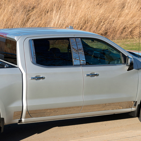 Putco 19-24 Chevrolet Silverado Crew Cab 6.5 Stand Box - 5.5in Wide - 10pcs Pro SS Rocker Panels