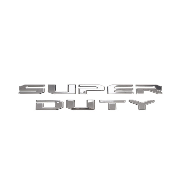 Putco 20-23 Ford SuperDuty Stainless Steel Tailgate Lettering Kit