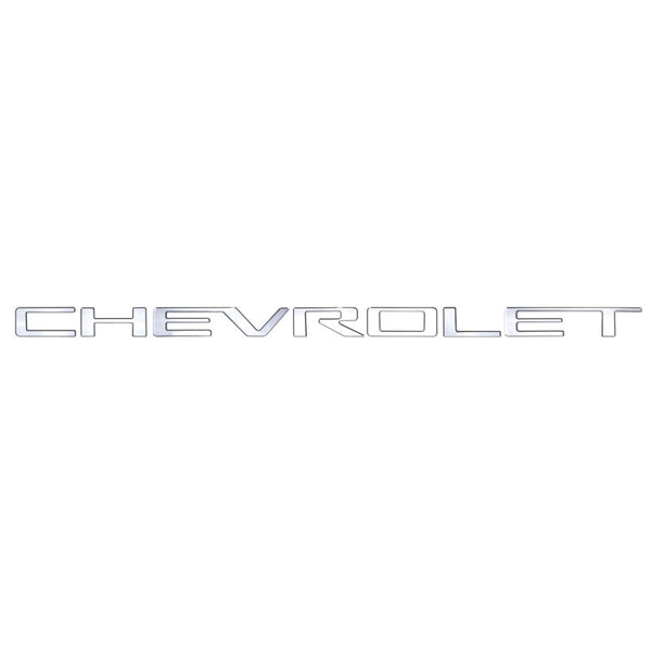 Putco 2020 Chevy Silv 2500/3500 - SS Tailgate Letters CHEVROLET - Stamped Version Chevrolet Letters