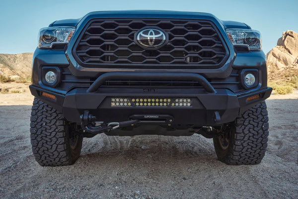 Body Armor HiLine Front Bumper Side Wings4x4 2016-23 Toyota Tacoma