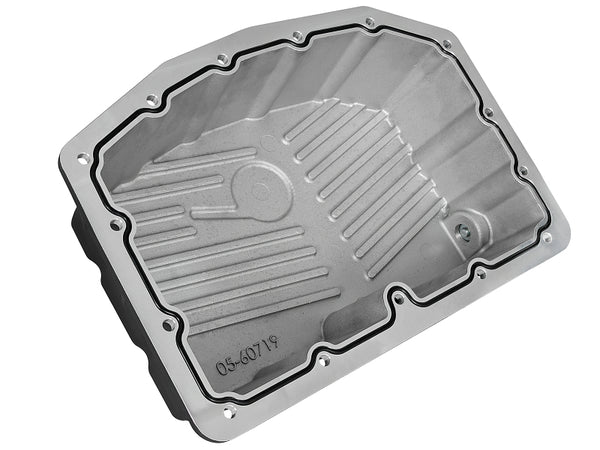 aFe Pro Series Engine Oil Pan Black w/Machined Fins; 11-16 Ford Powerstroke V8-6.7L (td)